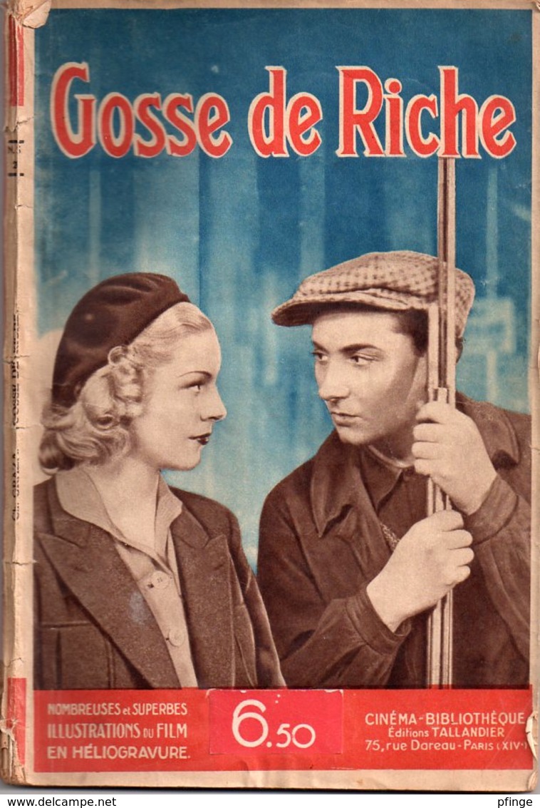 Gosse De Riche Par Ch. Graza - Collection :Cinéma-bibliothèque (4ème Série) N°21 - Films