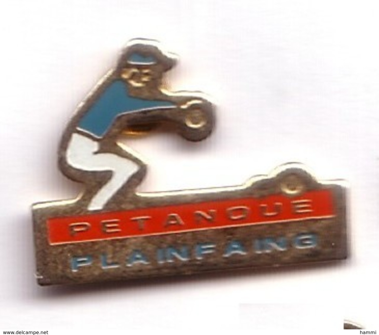 SP230 Pin's Pétanque Club PLAINFAING VOSGES Achat Immédiat - Pétanque