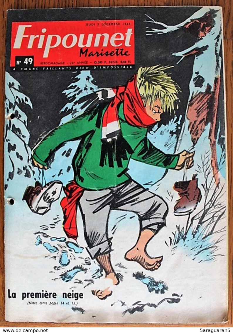 MAGAZINE FRIPOUNET ET MARISETTE - 24 ème Année (1964) - Numéro 49 - Fripounet