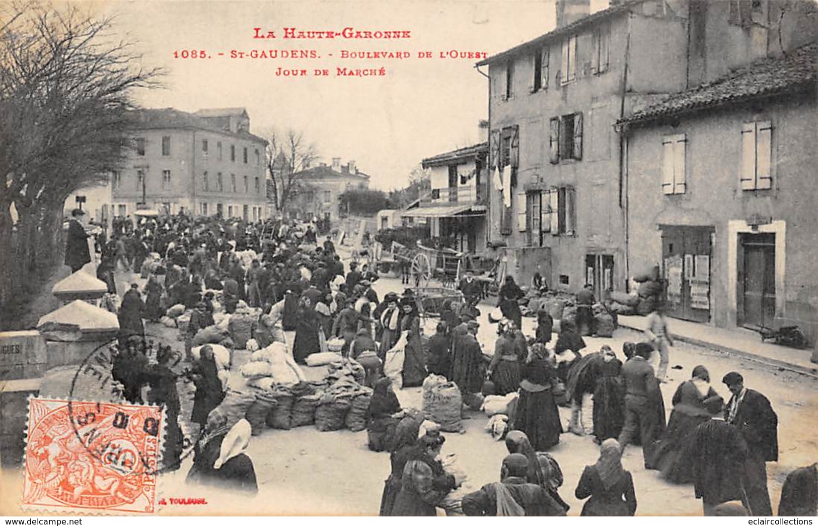 Saint Gaudens           31          Boulevard De L'Ouest. Jour De Marché             (Voir Scan) - Saint Gaudens