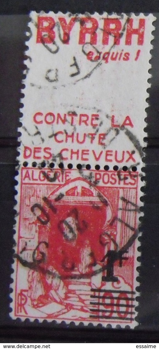 Algérie N° 158A Oblitéré. 1F/90c. Carnet. Bande Publicitaire Publicité. Double Pub. - Unused Stamps