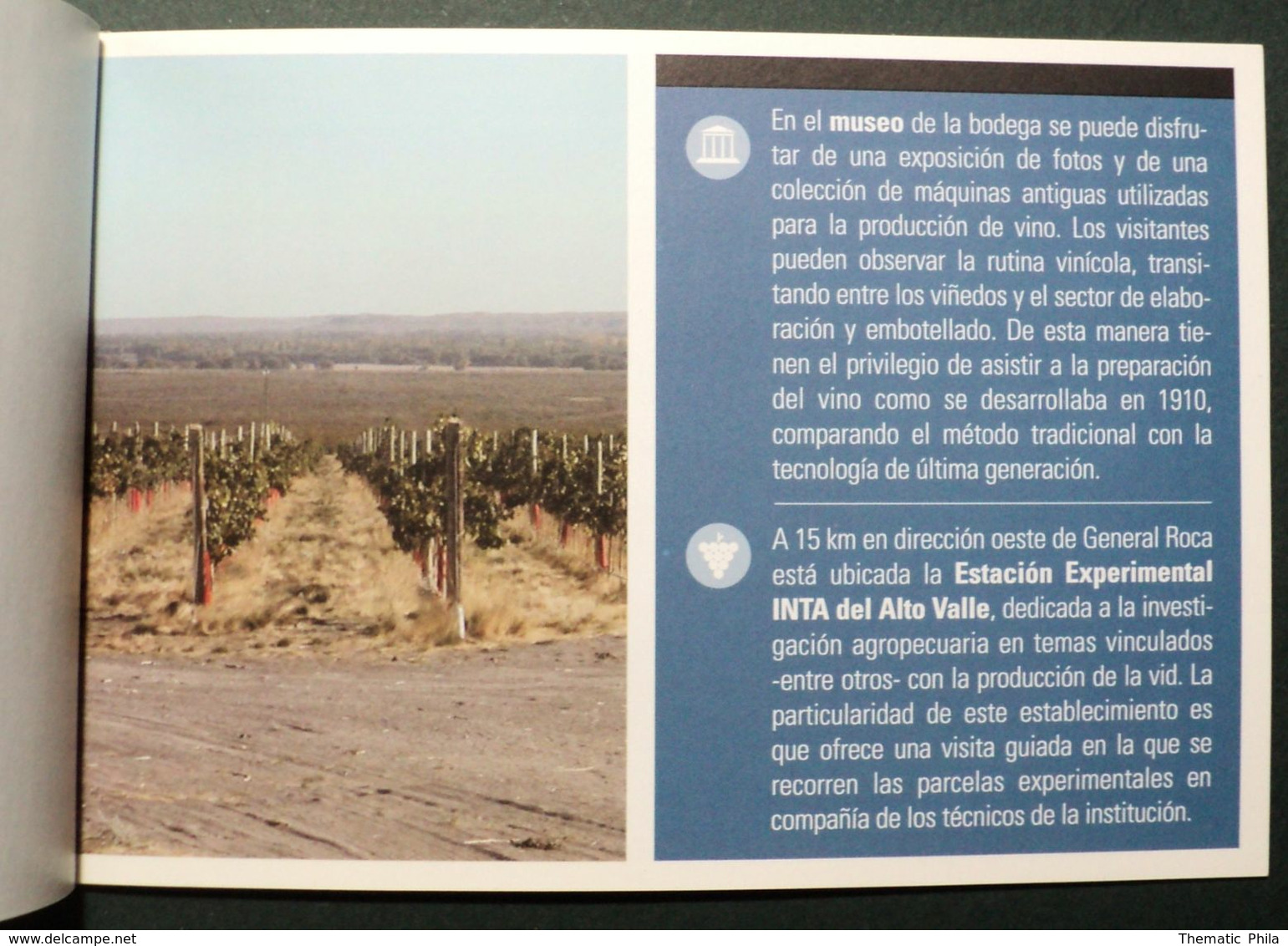 2006 Argentina Patagonia Booklet Stamps Mnh Viticultura Viticulture Raisin Uva Grape Vintage Vignoble Vin Wine Wein - Unused Stamps