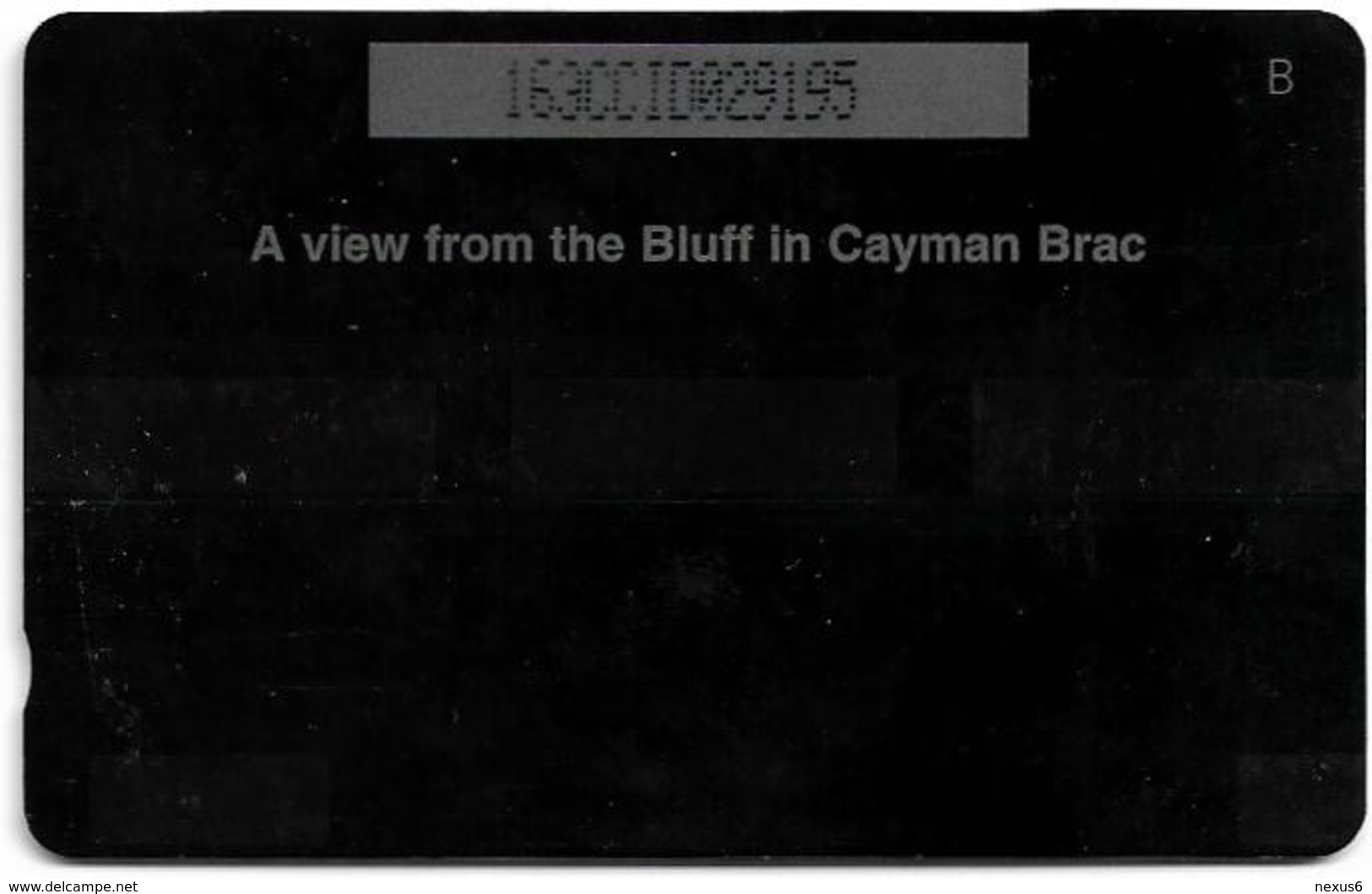 Cayman Isl. - Bluff, 163CCID, 1997, 39.000ex, Used - Iles Cayman