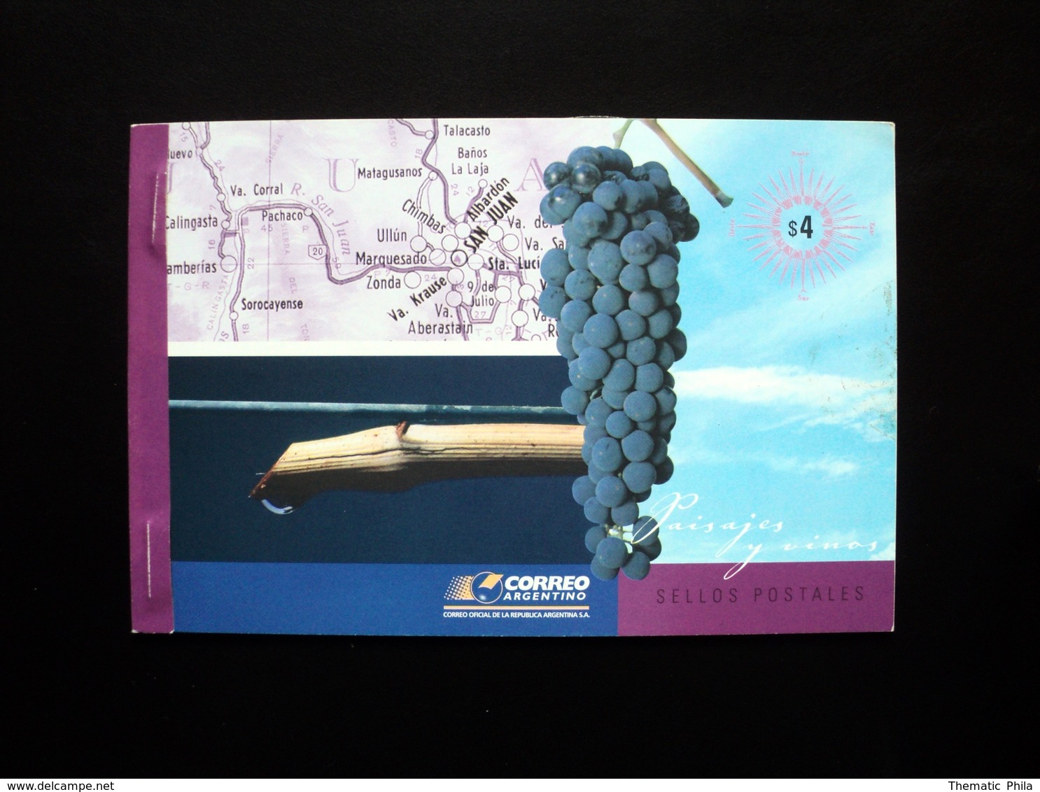 2006 Argentina Argentine Cuyo Booklet Stamps Mnh Viticultura Viticulture Raisin Uva Grape Vintage Vignoble Vin Wine Wein - Unused Stamps