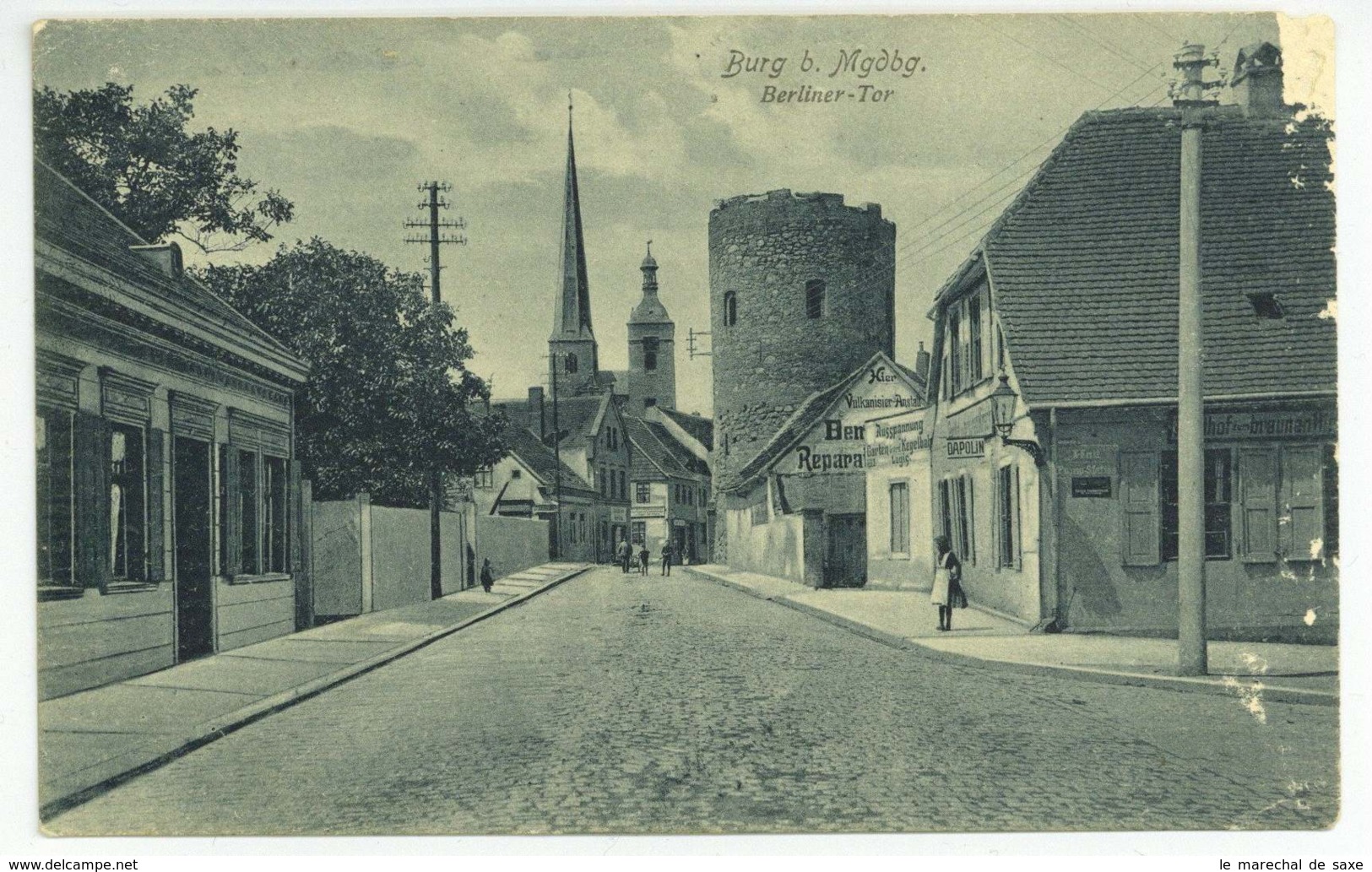 Burg Bei Magdeburg 1913 Ansichtskarte - Burg