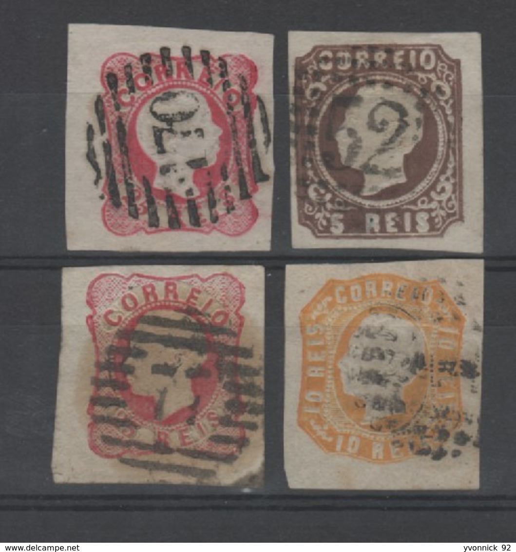 Portugal_ ( 1856 / 62 ) N°12/ 15   ( Oblit.) - Used Stamps