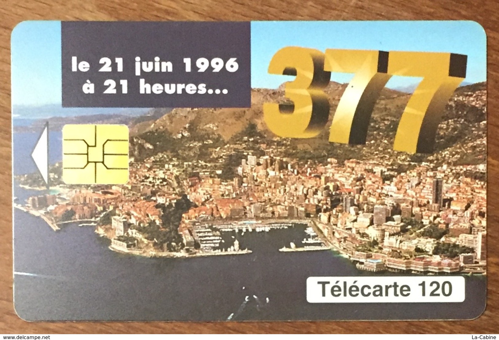 MONACO 377 CHANGEMENT DE NUMÉROTATION TELECARTE RÉF PHONECOTE MF41 PHONECARD - Monaco