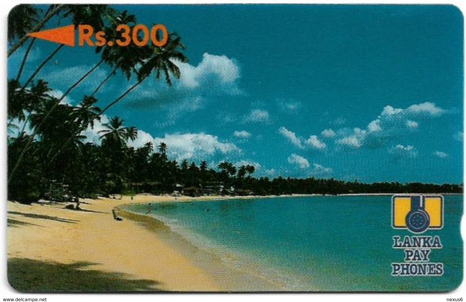 Sri Lanka - Lanka Pay Phones (GPT) - Beach - 5SRLB - (Letter C), Used - Sri Lanka (Ceylon)