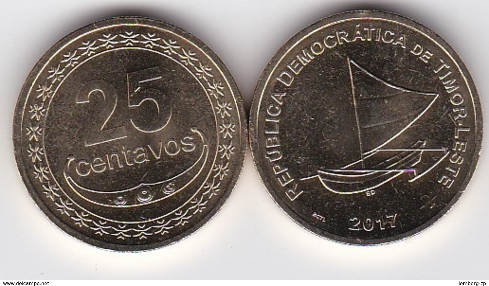 Timor - 25 Centavos 2017 UNC Lemberg-Zp - Timor