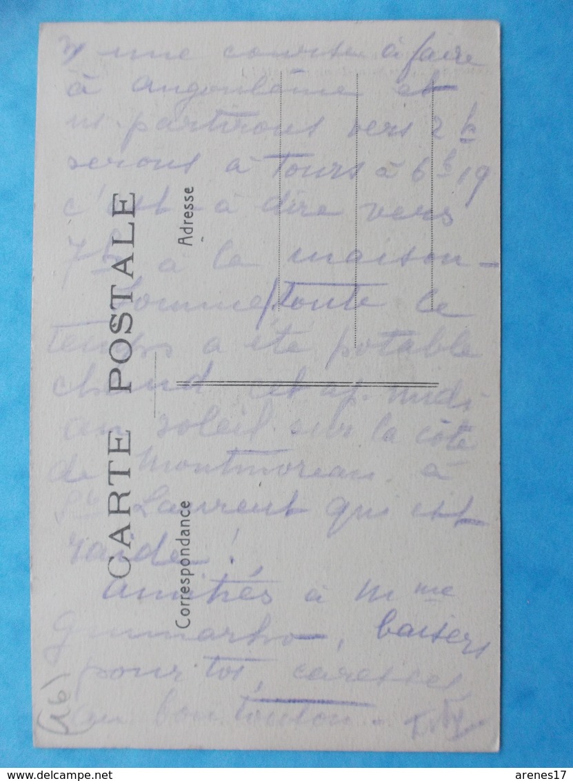 16 : MONTMOREAU : ABSIDE De L'EGLISE SAINT DENIS , CPA , En Bon état - Otros & Sin Clasificación