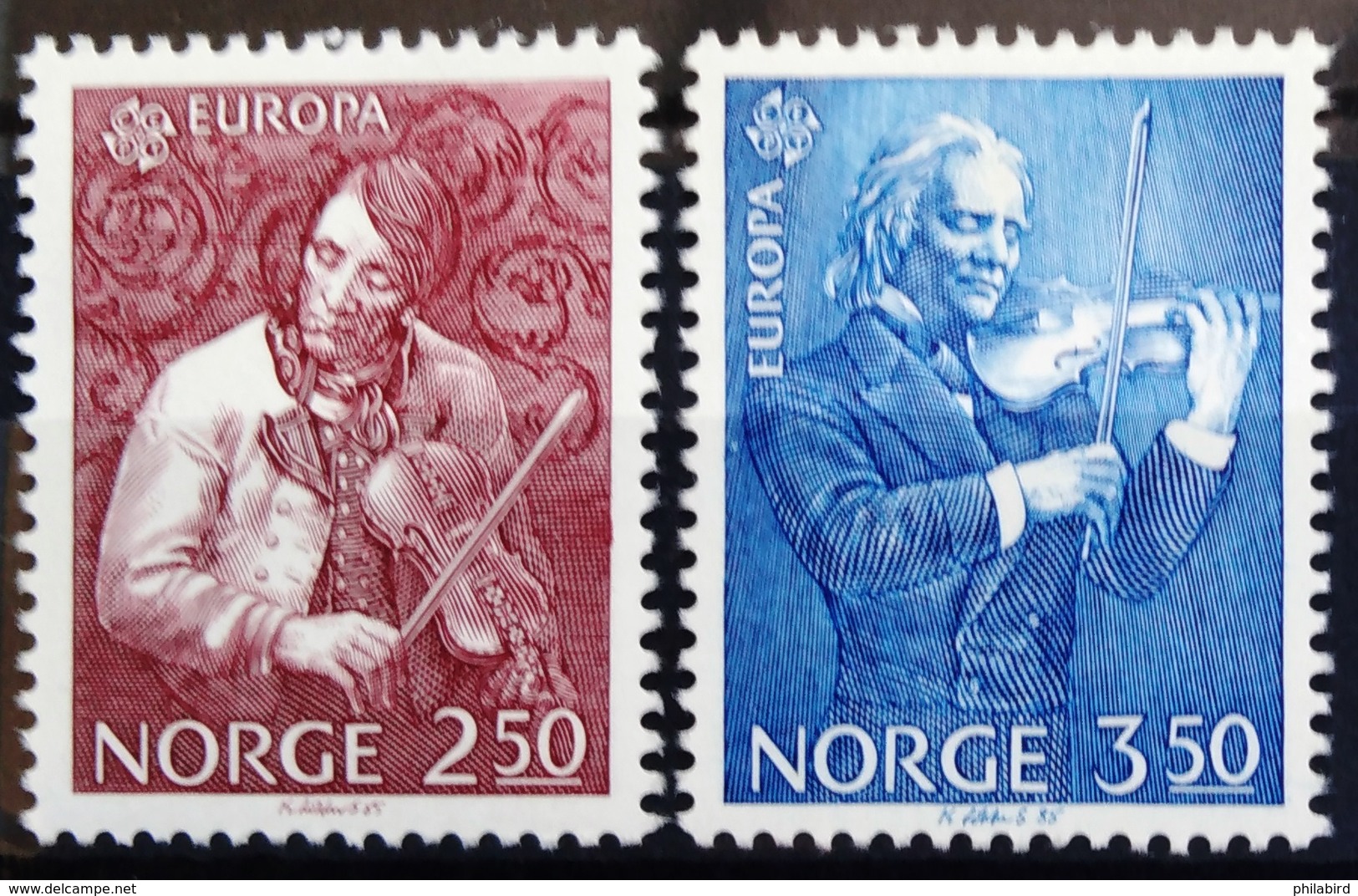 EUROPA        ANNEE 1985        NORVEGE      N° 880/881           NEUF** - 1985