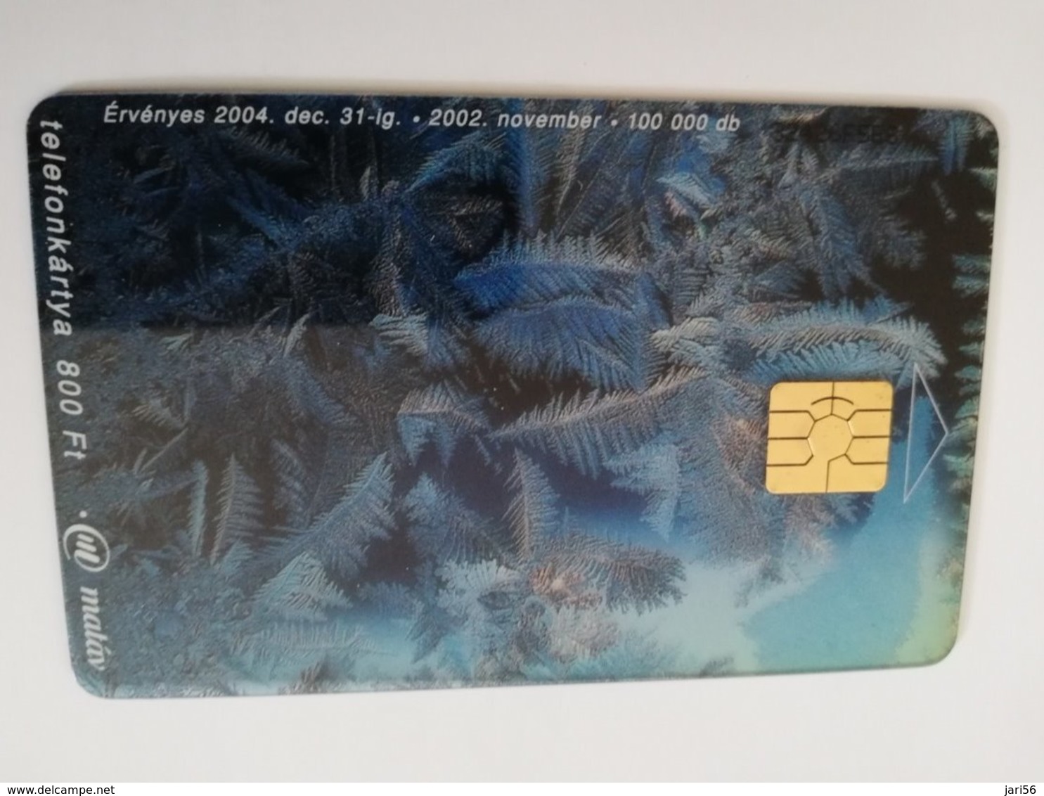 HONGARIA  800FT    CHIP CARD  TRANSPARANT TROPICAL FOREST       Fine Used    **1844** - Hungría