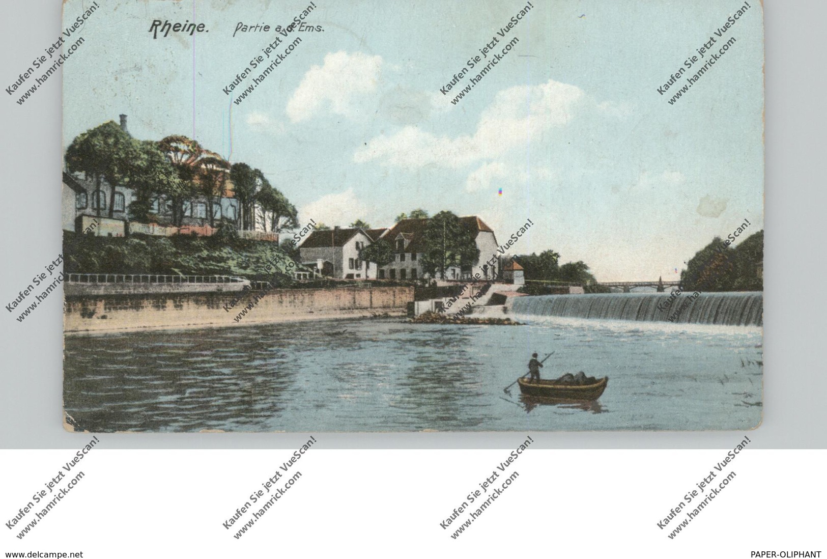 4440 RHEINE, Partie An Der Ems, 1909 - Rheine