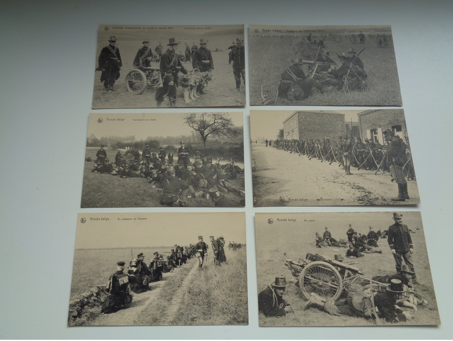 Beau Lot De 20 Cartes Postales De L' Armée Belge Soldats Soldat  Mooi Lot Van 20 Postkaarten Leger Soldaten Soldaat - 5 - 99 Postcards