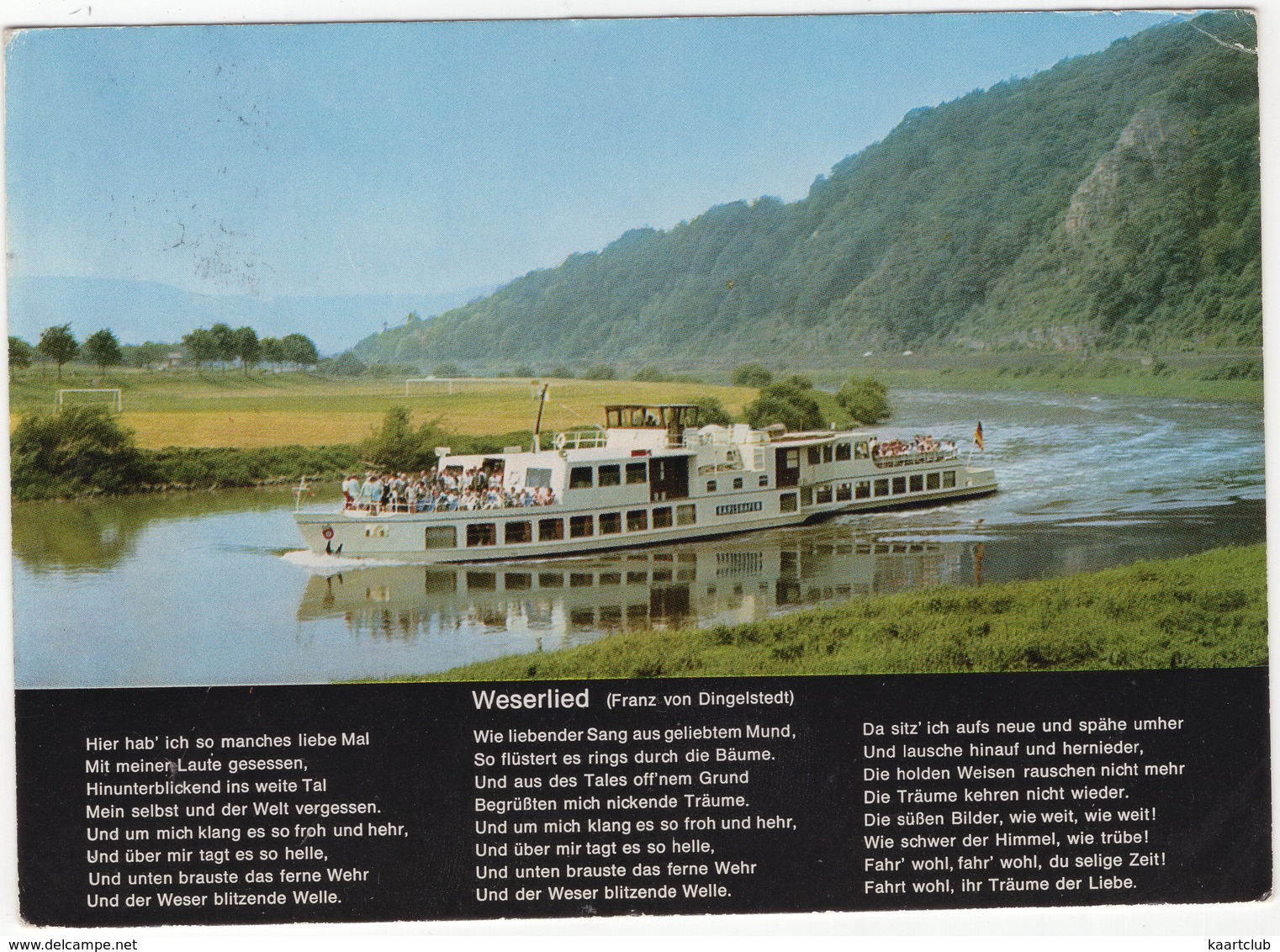 Weserlied (Franz Von Dingelstedt) - Salonboot,  Rundfahrt - (Boot/Schiff) - (Bodenwerder) - Holzminden