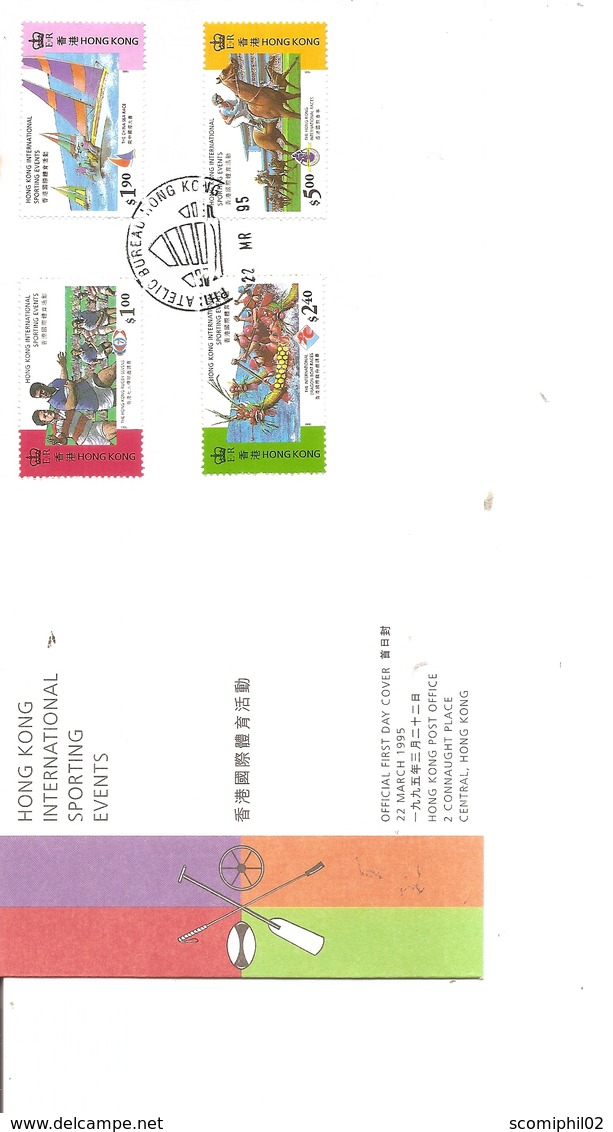 Hong-Kong - Sports ( FDC De 1995 à Voir) - Cartas & Documentos