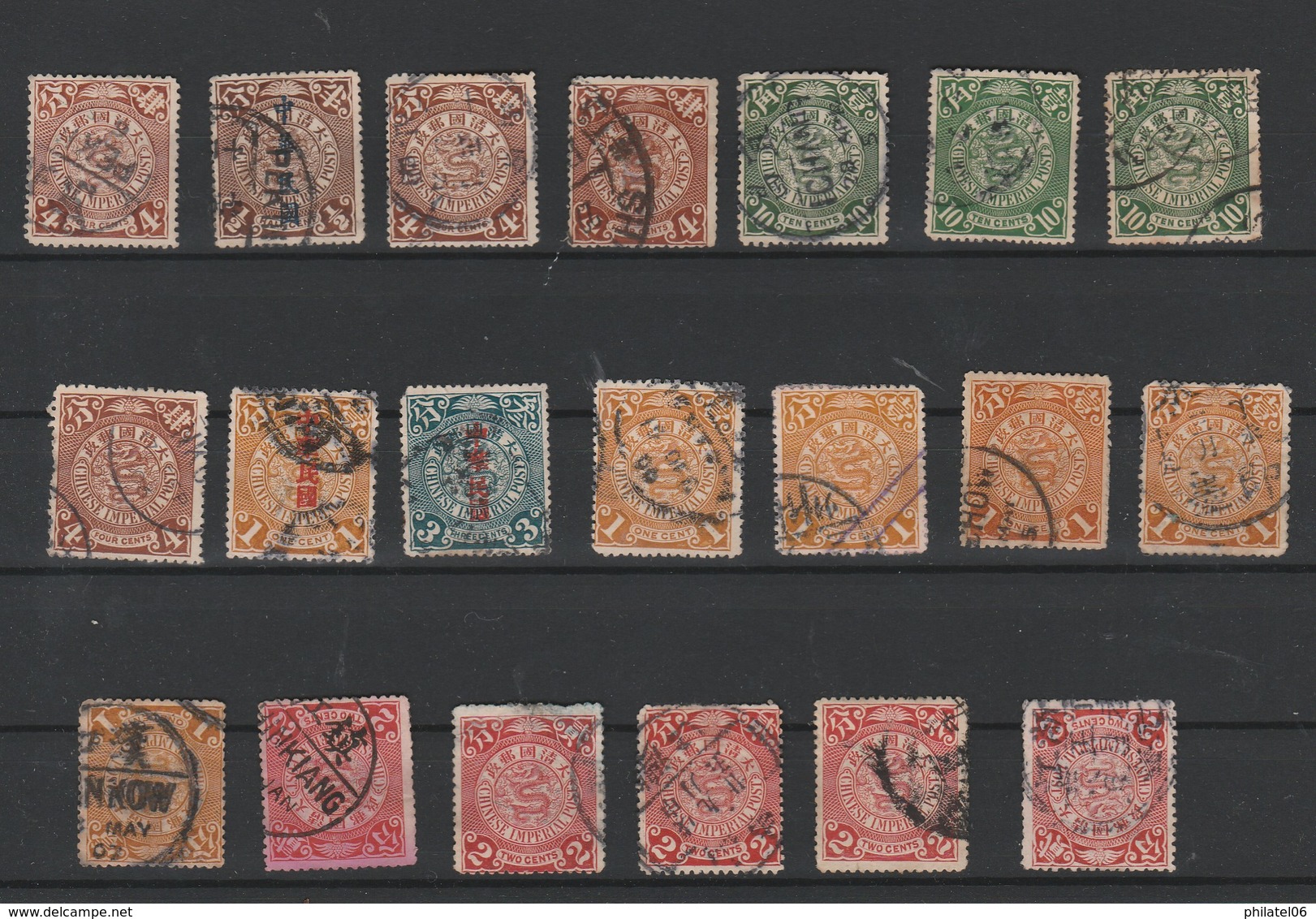 CHINA  STAMPS MINT AND USED  WITH DRAGONS   SOME WITH LITTLE DEFECTS - Other & Unclassified