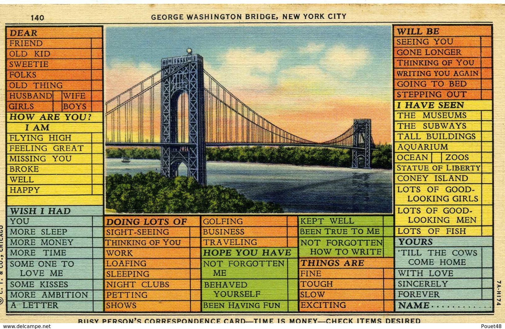 NEW YORK CITY - George Washington Brige - Brücken Und Tunnel