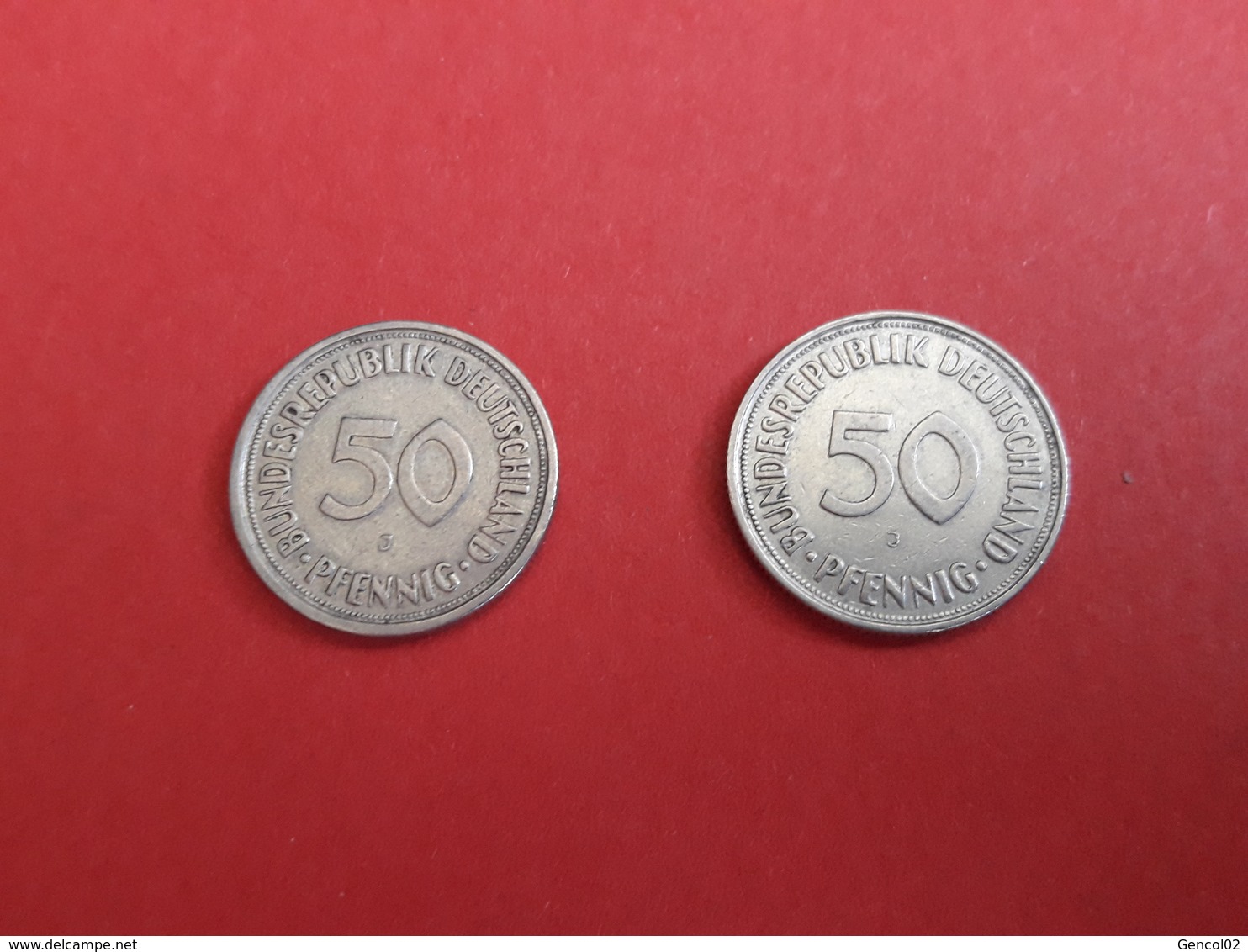 50 Pfennig 1950, 1966 - To Identify