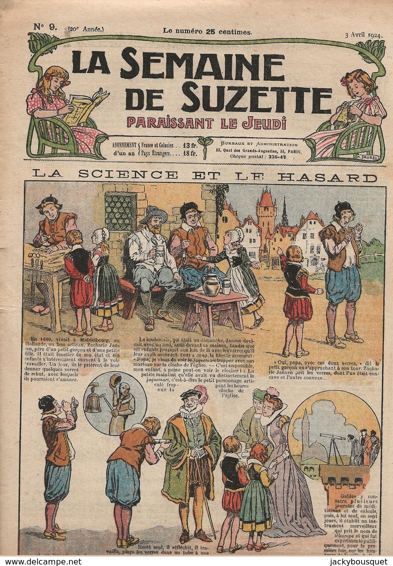 La Semaine De Suzette -  N°3 Avril 1924 - La Semaine De Suzette