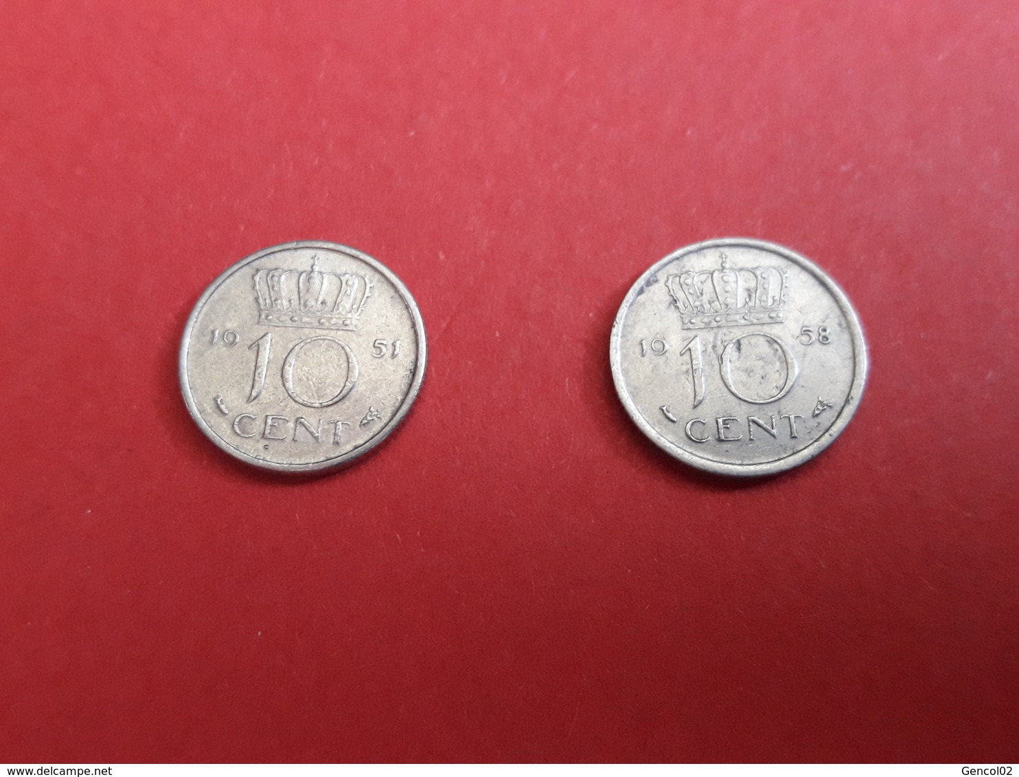 10 Cent 1951, 1958 - Te Identificeren