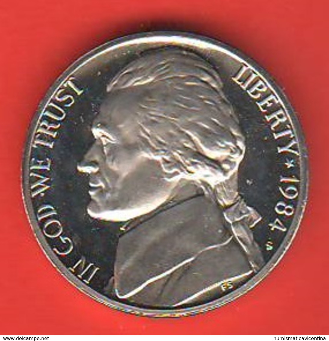 Usa 5 Centesimi 1984 S Washington Five Cents America Stati Uniti United States - Half Dimes