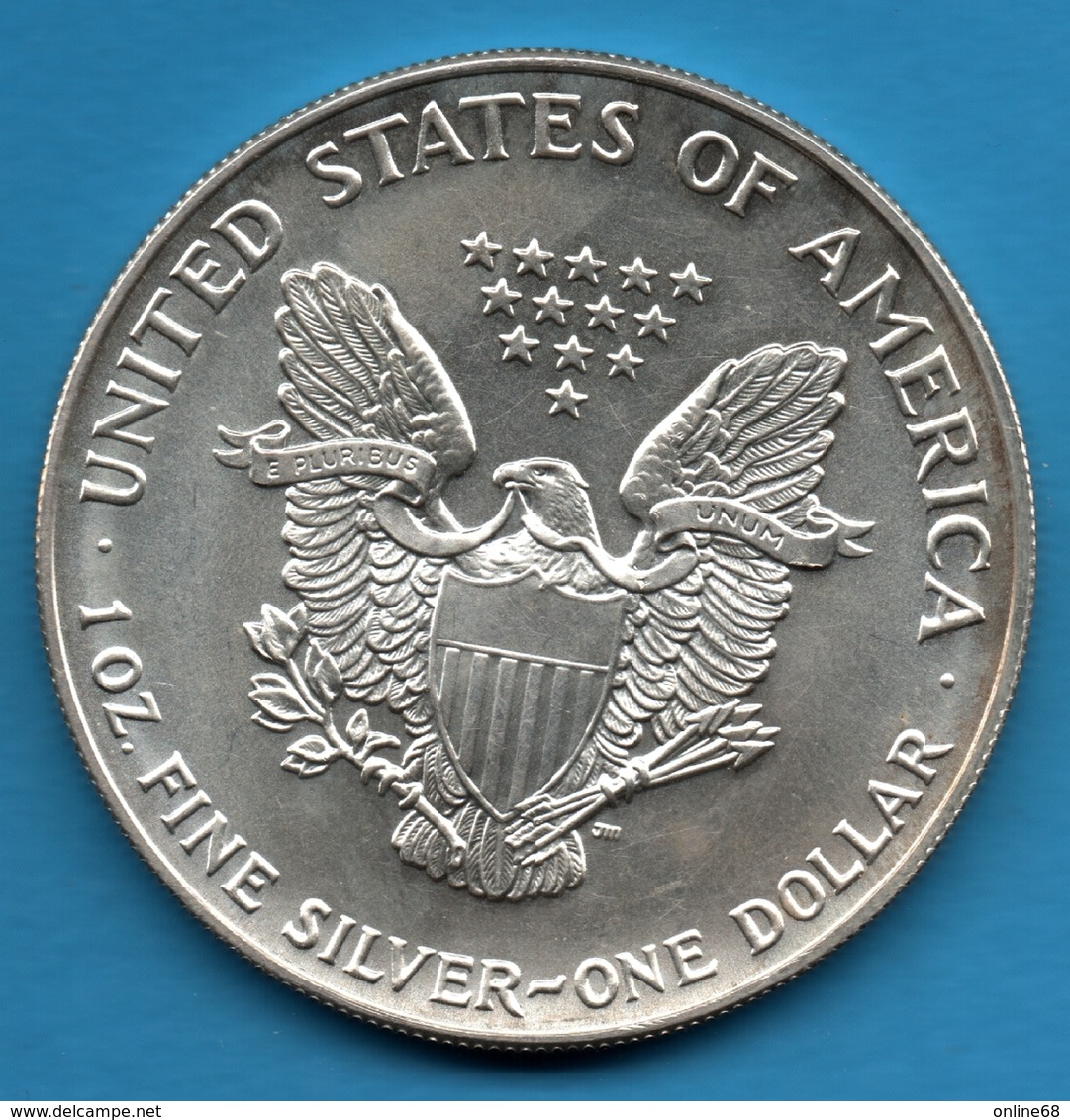 USA 1 DOLLAR 1993 American Silver Eagle Silver 0.999 KM# 273 - Unclassified