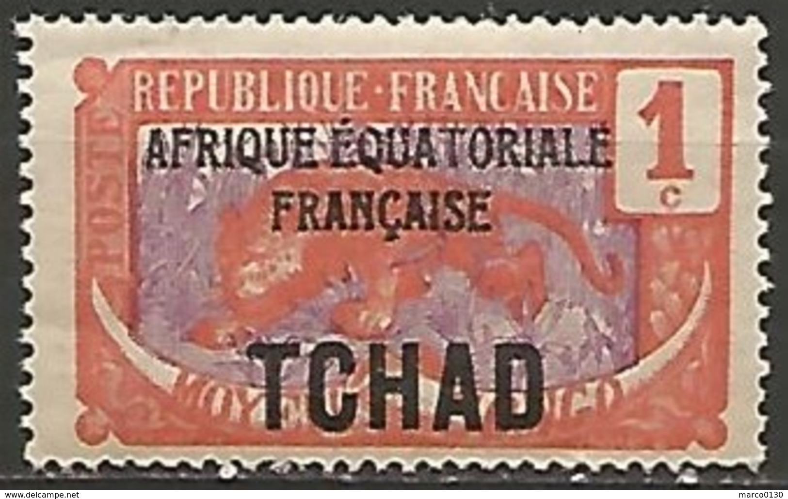 TCHAD N° 19  OBLITERE - Used Stamps