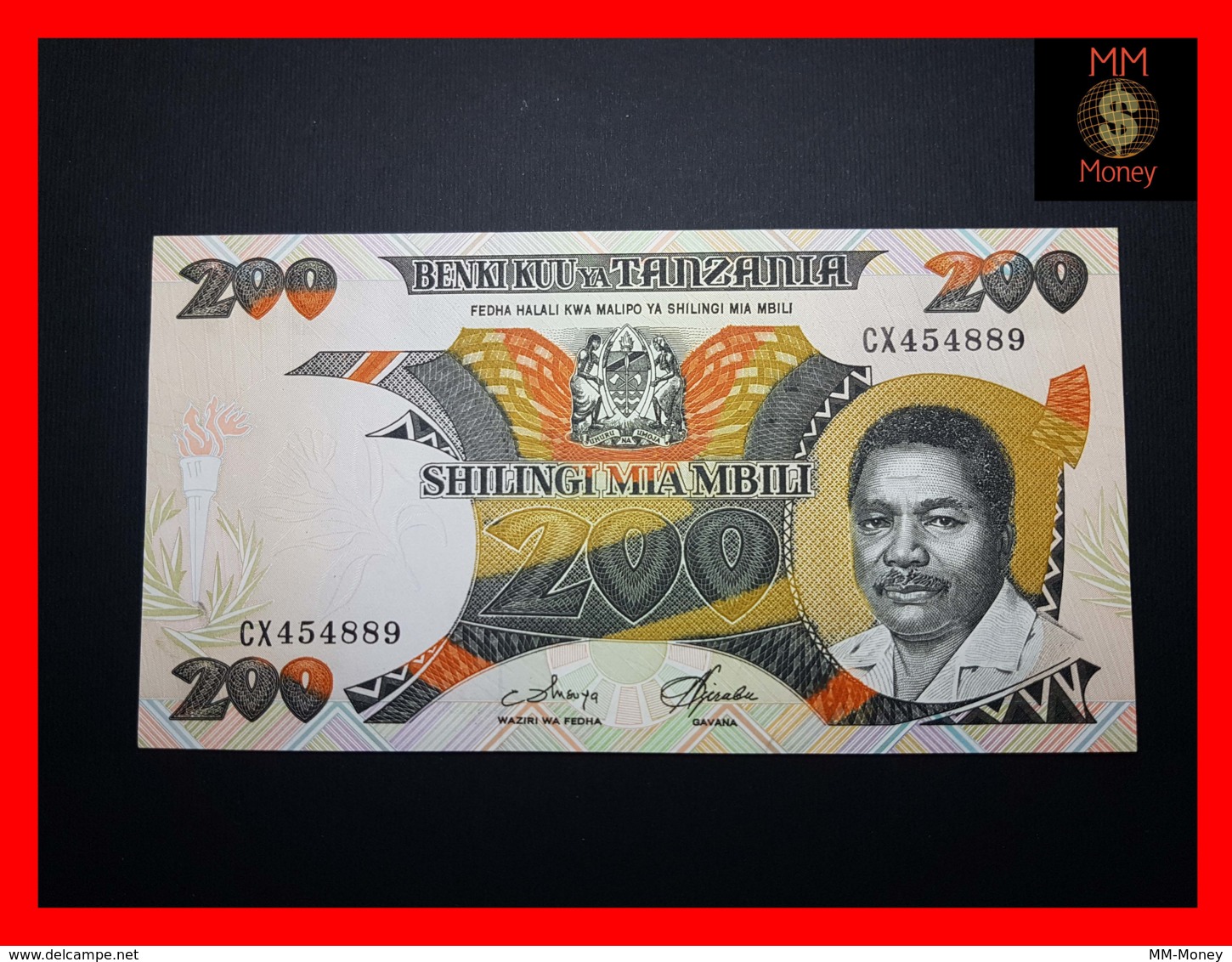 TANZANIA 200 Shilingi 1986 P. 18 A  UNC - Tanzania