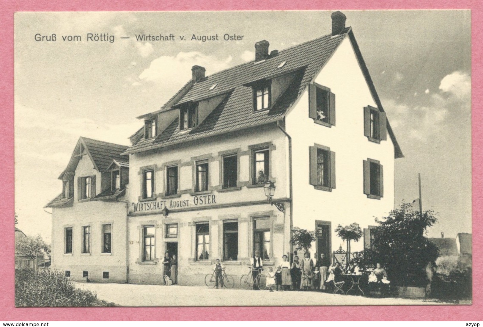 67 - STRASBOURG MONTAGNE VERTE - GRUSS Vom RÖTTIG - ROETHIG - Wirtschaft Von August OSTER - Strasbourg