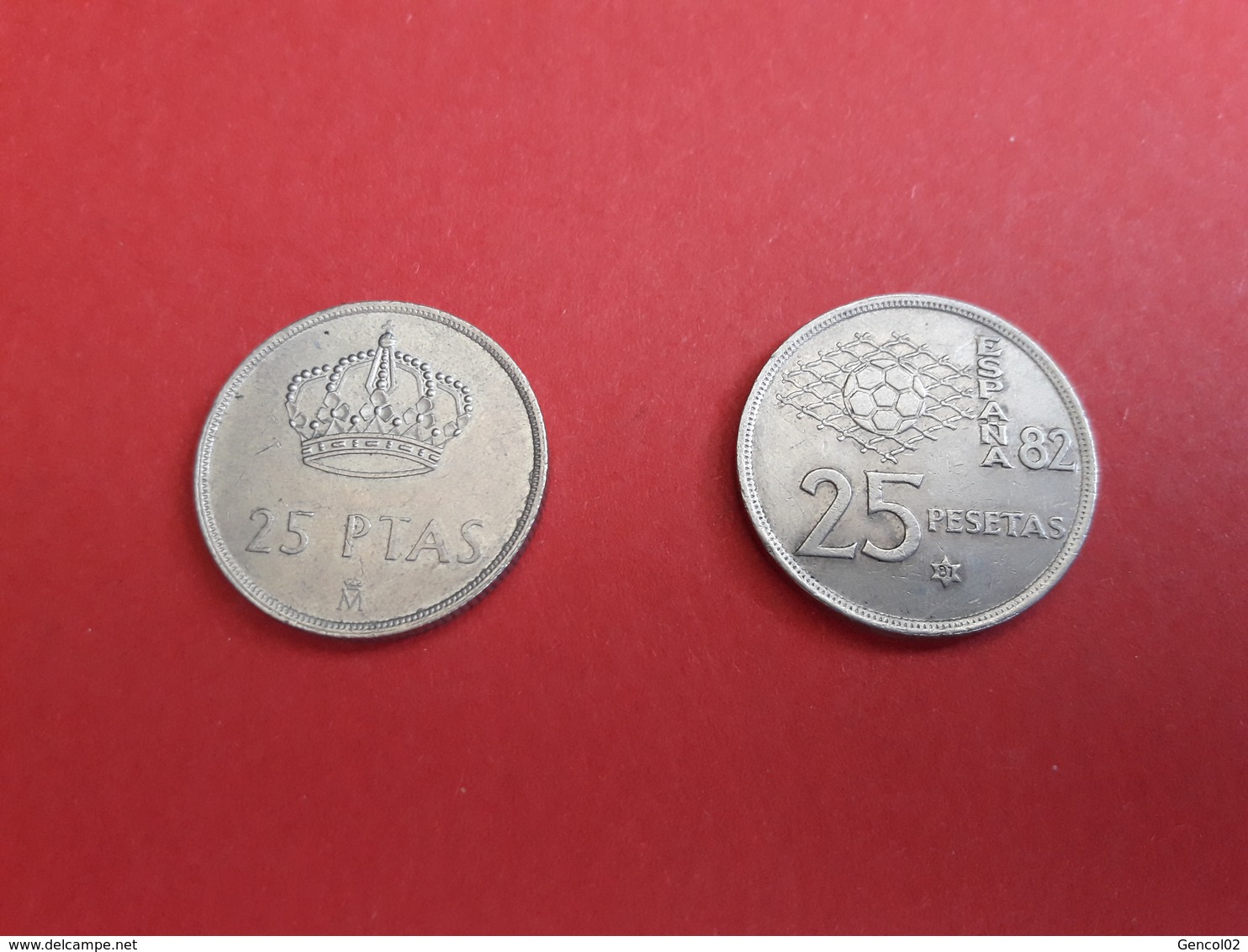 25 Pesetas 1980, 1983 -  Monnaies De Nécessité