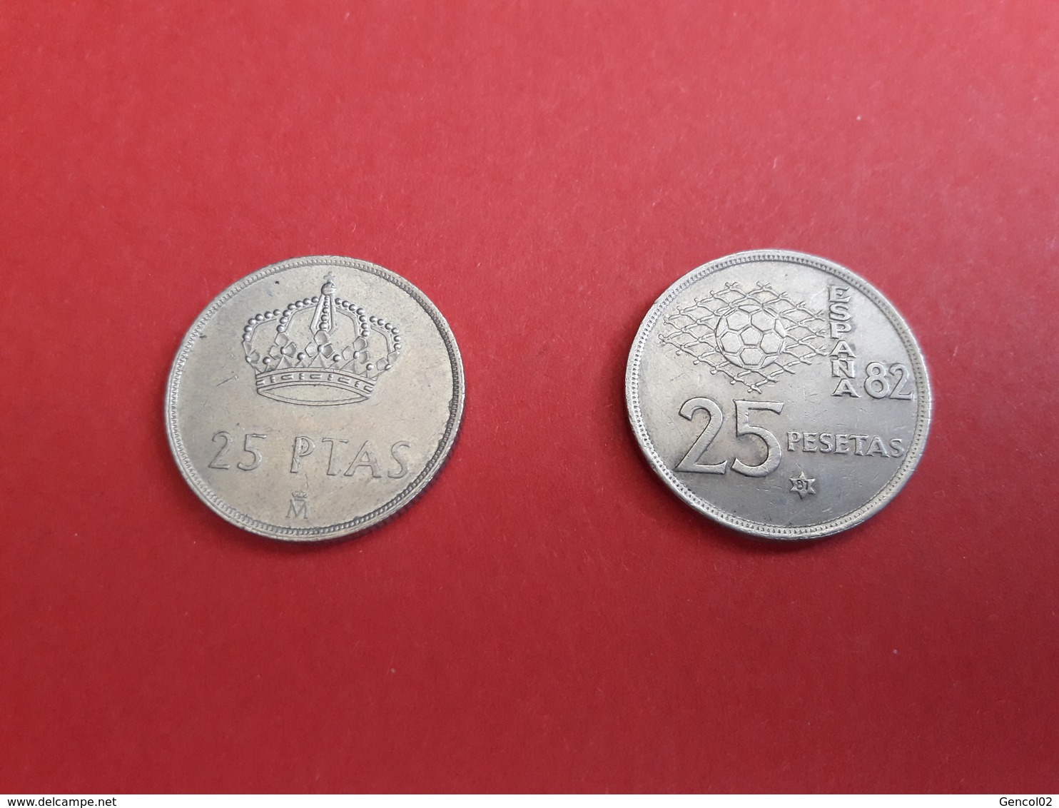 25 Pesetas 1980, 1983 -  Monedas De Necesidad