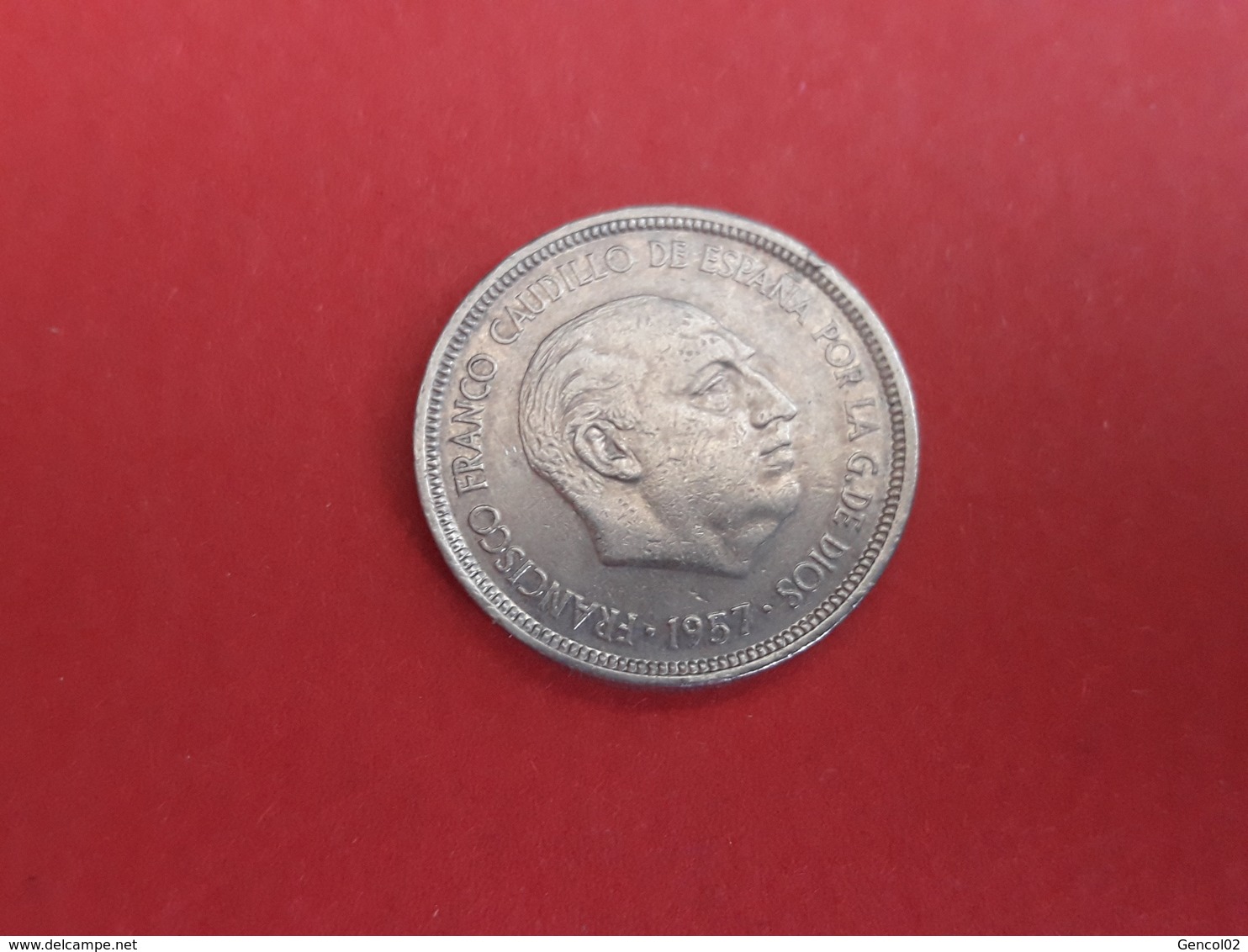 5 Ptas 1957 -  Monedas De Necesidad