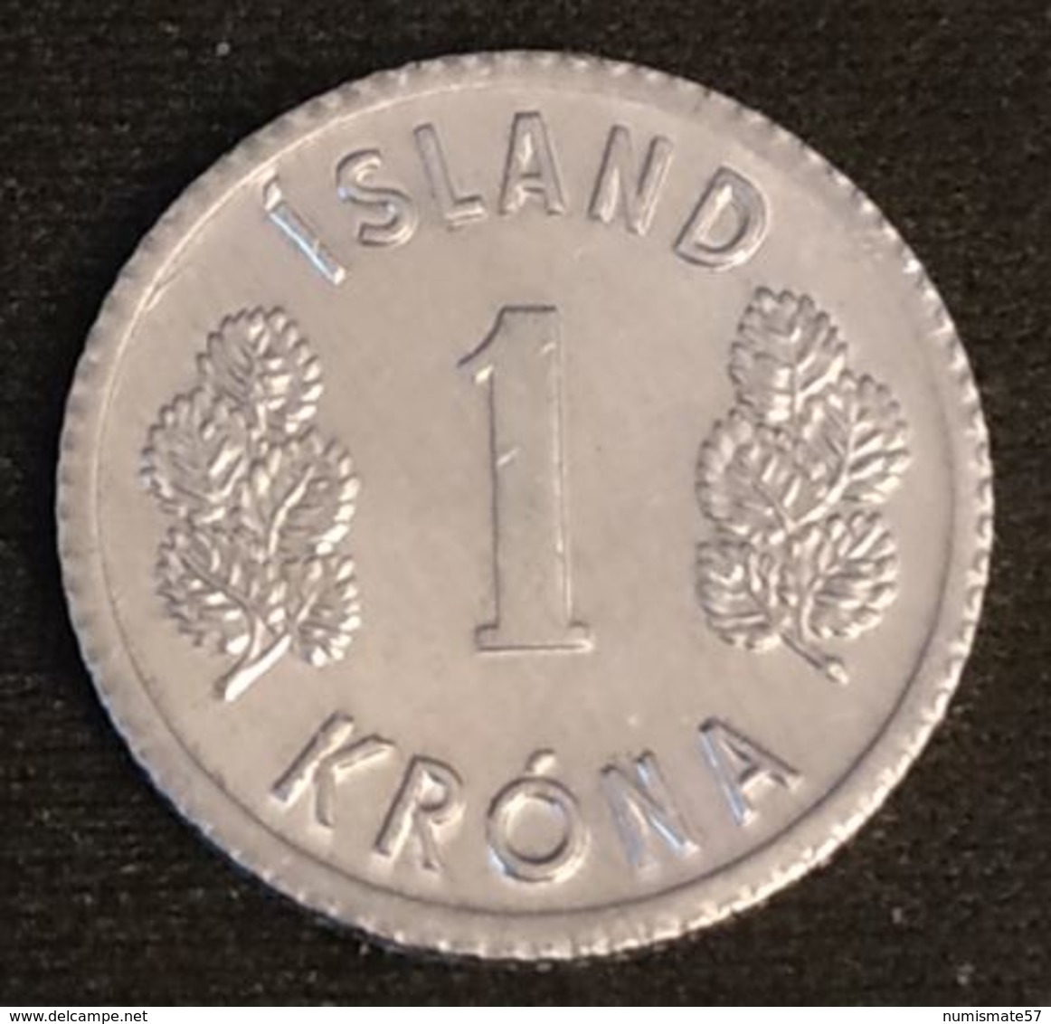 ISLANDE - ICELAND - 1 KRONA 1980 - KM 23 - ISLAND - Islandia