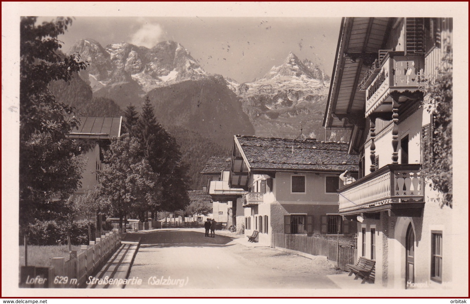 Lofer * Strassenpartie, Tirol, Alpen * Österreich * AK647 - Lofer