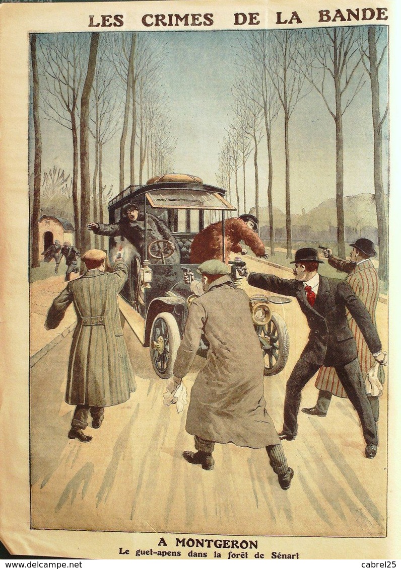 Le Petit Journal-1912-1116-MONTGERON PIEGE-CHANTILLY-FEMMES DECOREES - Le Petit Journal