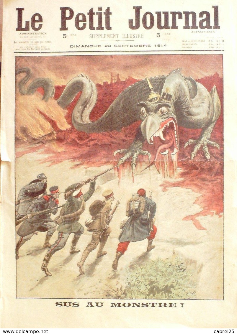 Le Petit Journal-1914-1239-SCENE DES TURCS QUI CHARGENT/AFRIQUE - Le Petit Journal