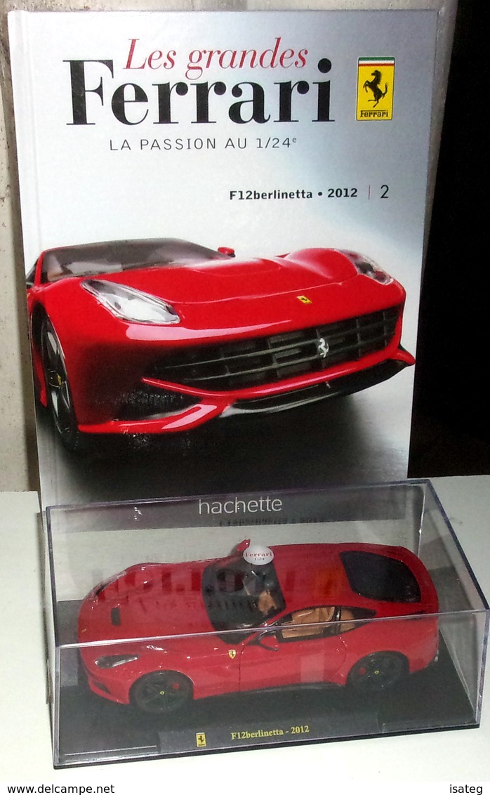 Voiture Ferrari F12 Berlinetta 2012 - Collection "les Grandes Ferrari" - Hachette - Burago