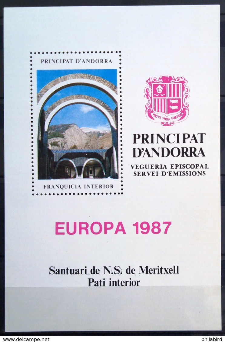 EUROPA        ANNEE 1987       ANDORRE Espagnol         BF ?           NEUF** - 1987