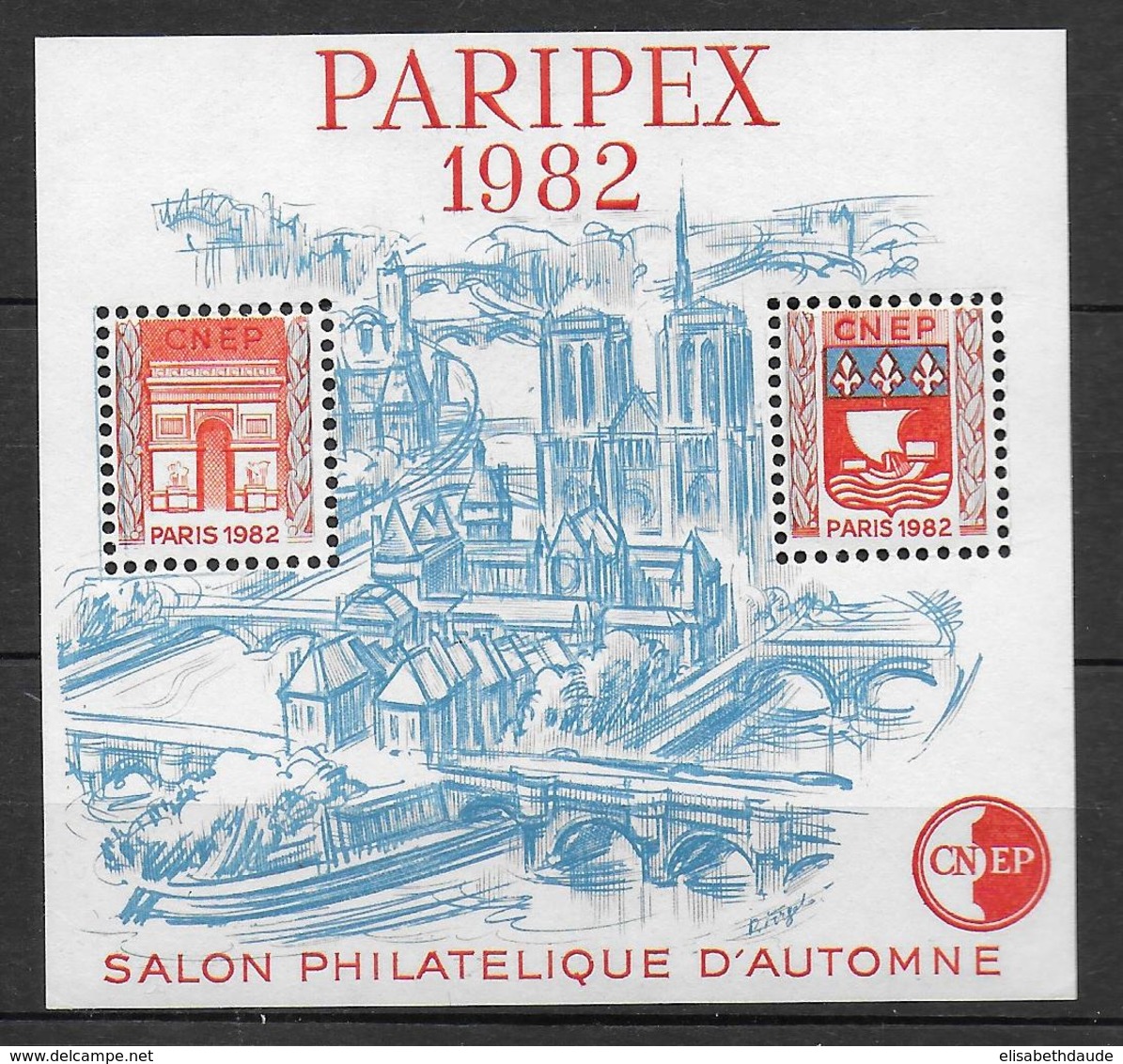 CNEP - 1982 - BLOC SALON PARIPEX De PARIS - YVERT N°3 ** MNH - CNEP