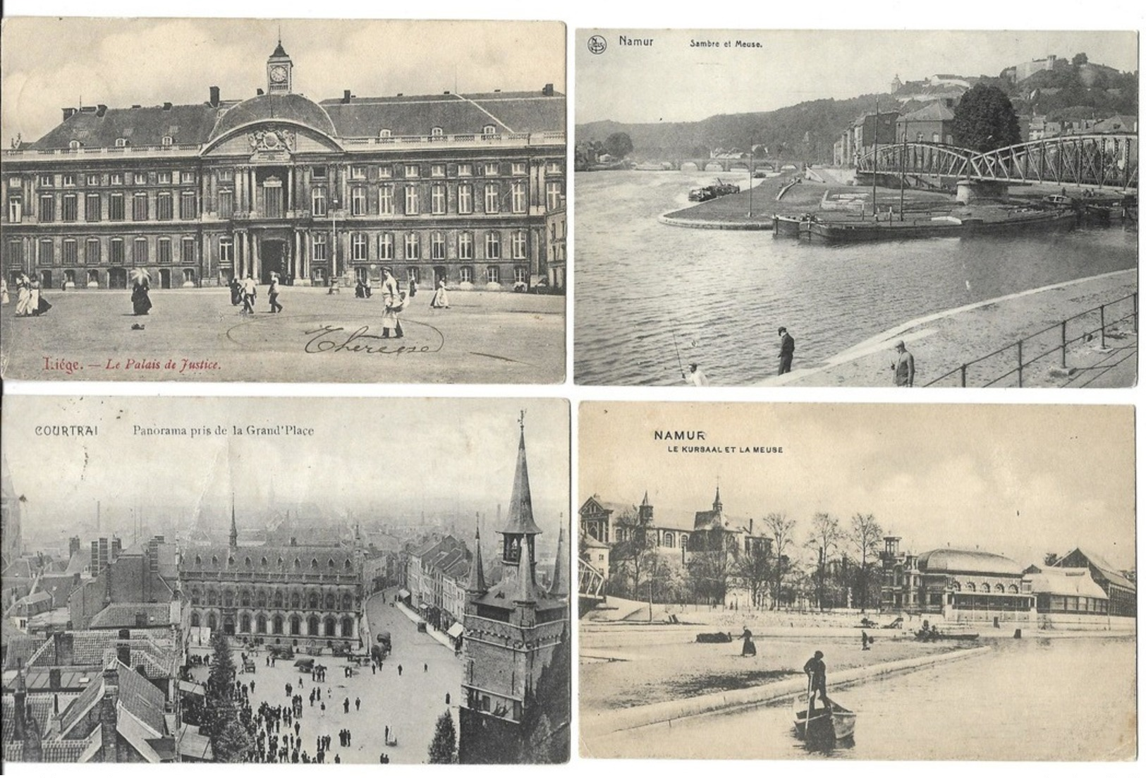 72 Cartes Postales BELGIQUE