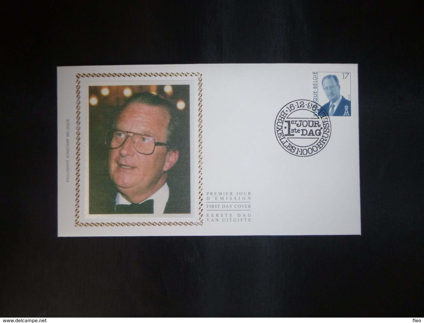 BELG.1996 2680 FDC Zijde/soie (Brux/Brus) : " ALBERT II " - 1991-2000