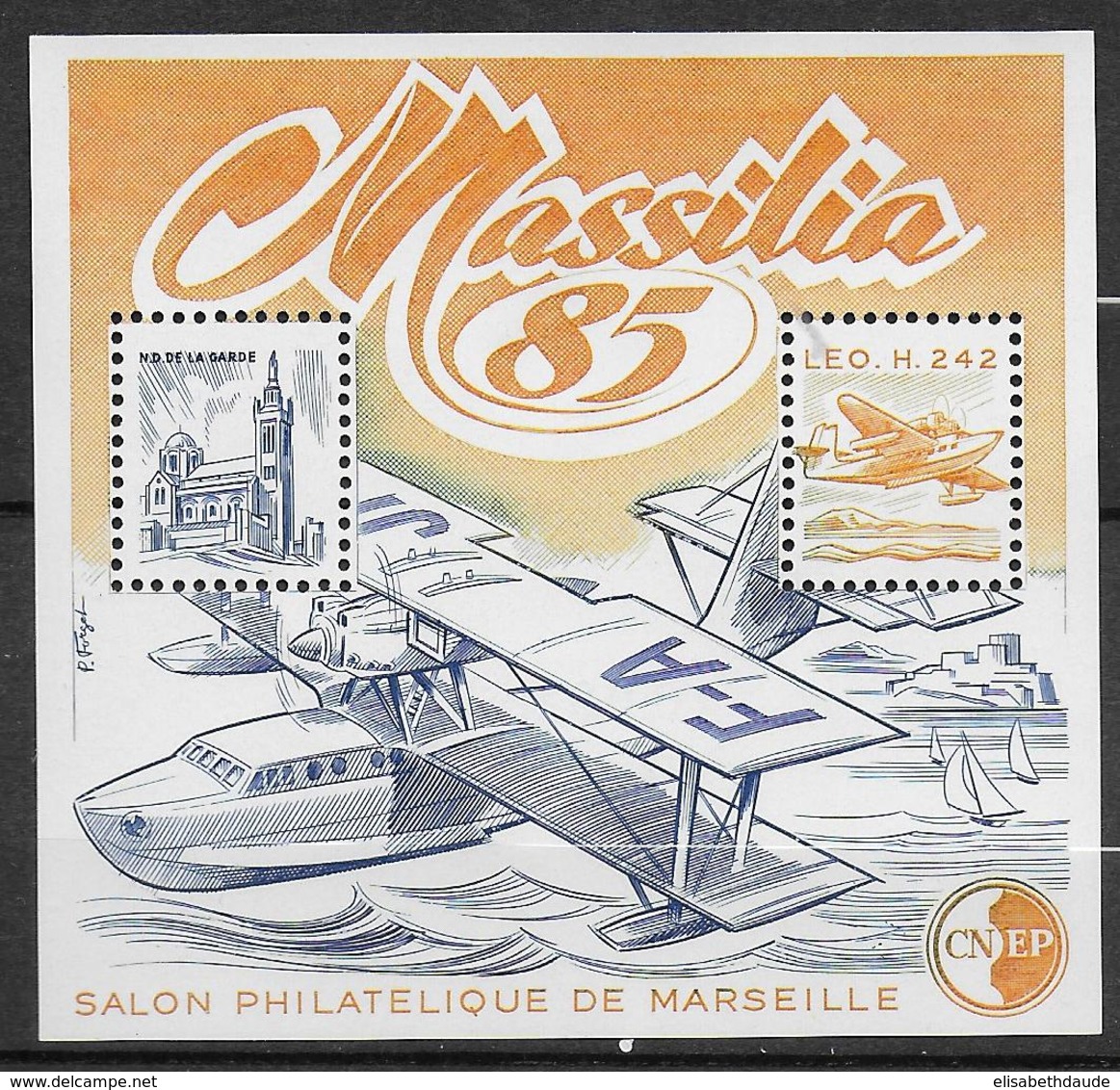 CNEP - 1985 - BLOC SALON MASSILIA De MARSEILLE - YVERT N°6 ** MNH - CNEP