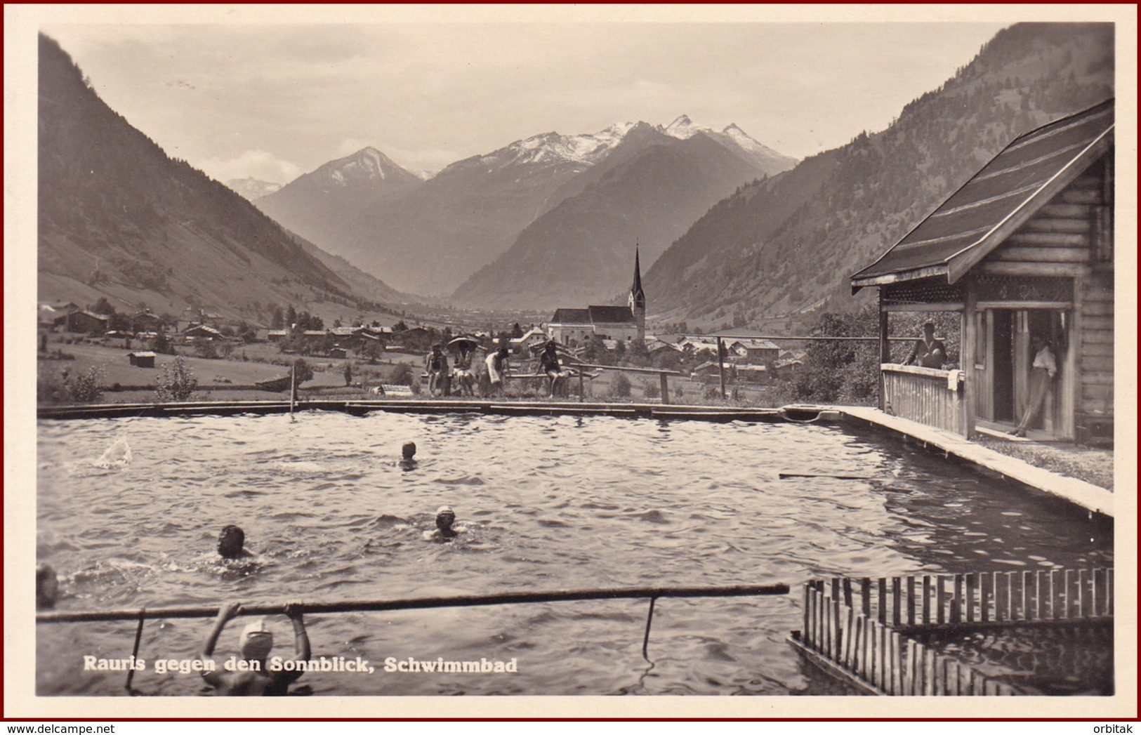 Rauris * Schwimmbad, Tirol, Alpen * Österreich * AK818 - Rauris