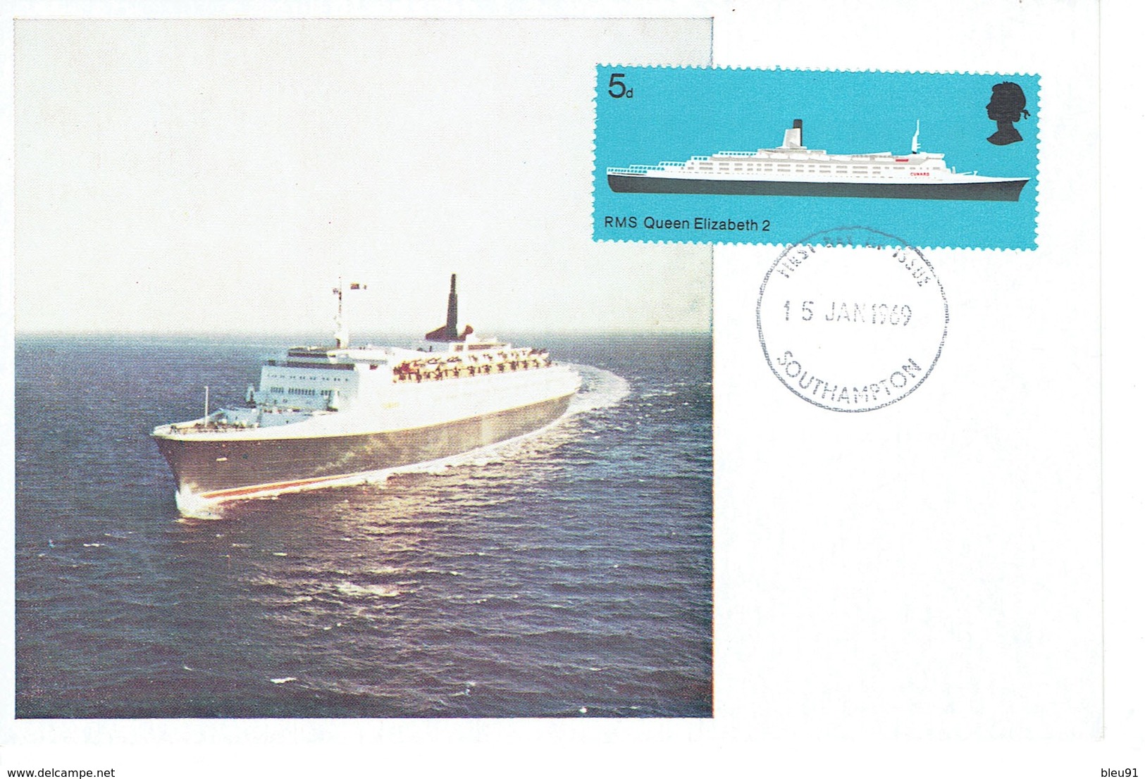 CARTE MAXIMUM RMS QUEEN ELISABETH 2 - Maximumkarten (MC)