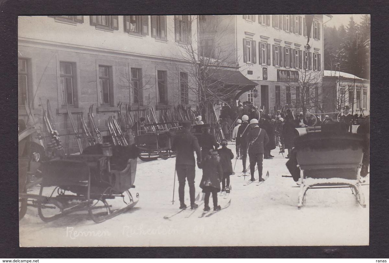 CPA Ski Sport D'hiver Allemagne Bade-Wurtemberg Freiburg Carte Photo Voir Scan Du Dos Non Circulé - Freiburg I. Br.