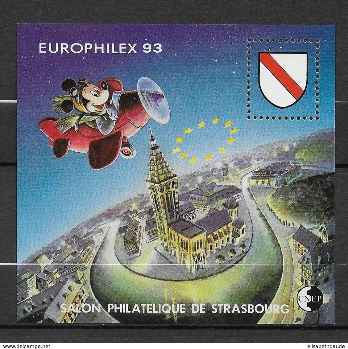 CNEP - 1993 - BLOC SALON EUROPHILEX  De STRASBOURG - YVERT N°17 ** MNH - CNEP