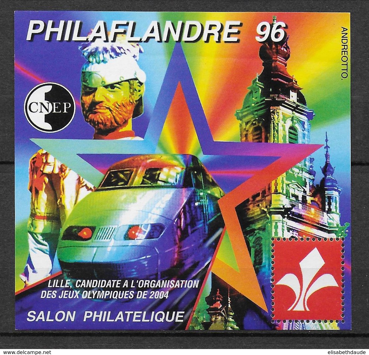 CNEP - 1996 - BLOC SALON PHILAFLANDRES De LILLE - YVERT N°22 ** MNH - CNEP