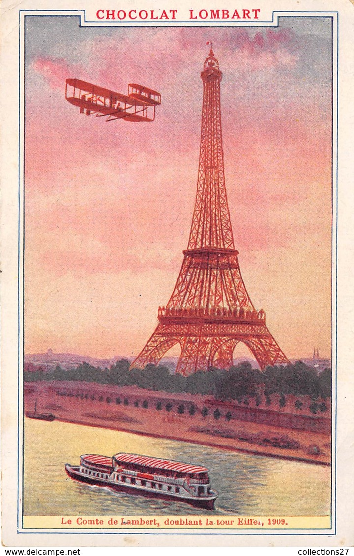 PARIS-75007-LE COMTE DE LAMBERT DOUBLANT LA TOUR-EIFFEL 1909 - Arrondissement: 07