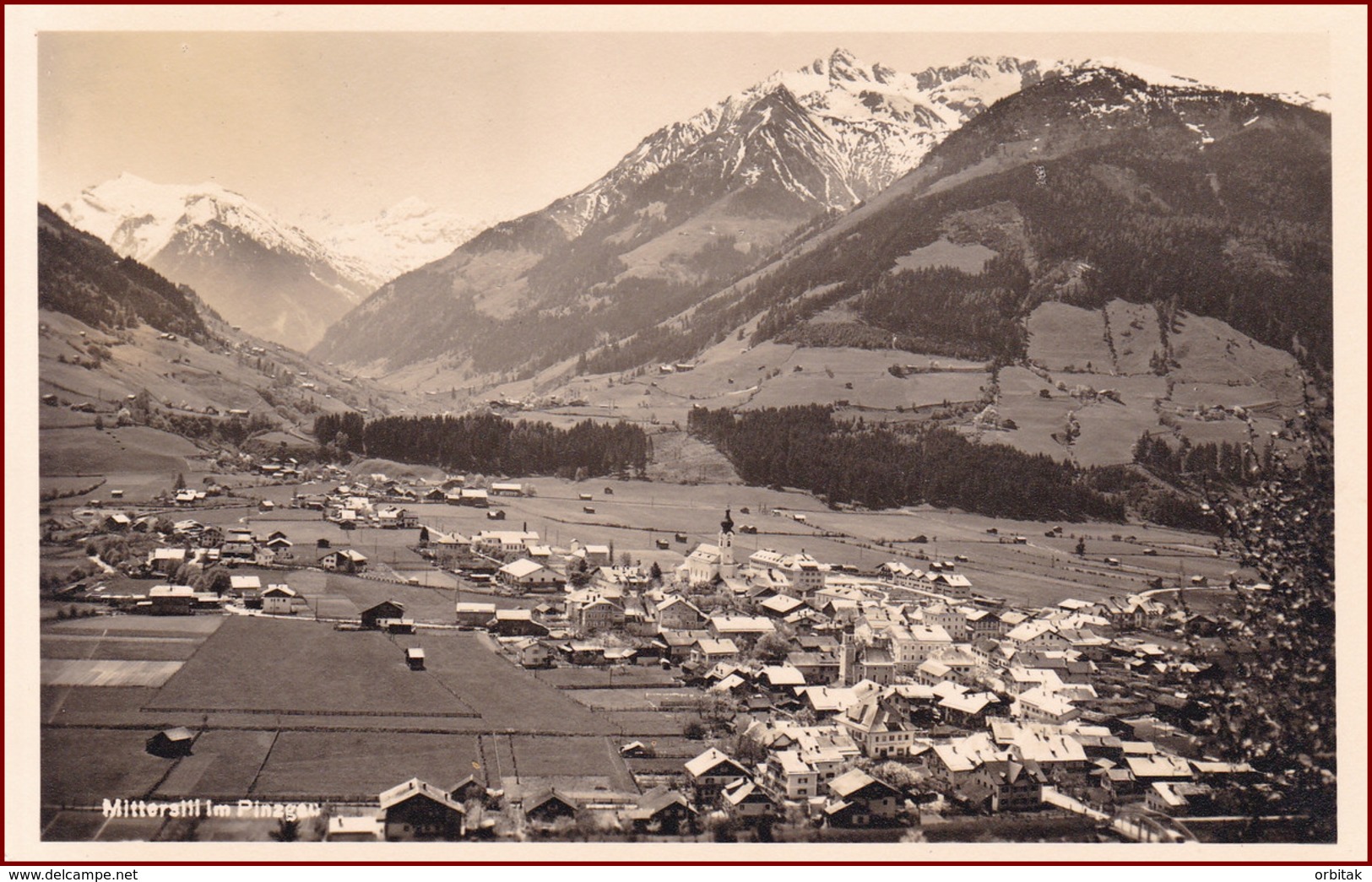 Mittersill Im Pinzgau * Gesamtansicht, Tirol, Alpen * Österreich * AK1013 - Mittersill